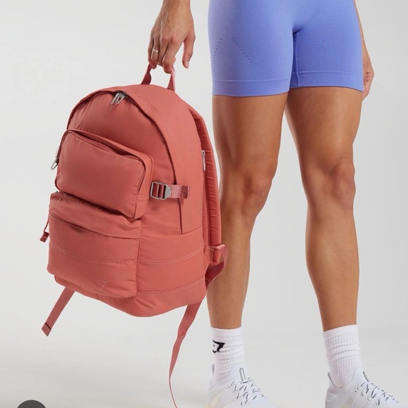Stylish Coral Backpack for Women - Picture 1 of 5